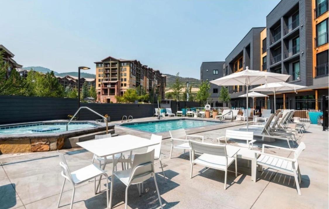 Slope Side Studio In The Heart Of Canyons Village With Heated Pool & Hot Tub! Park City Ngoại thất bức ảnh